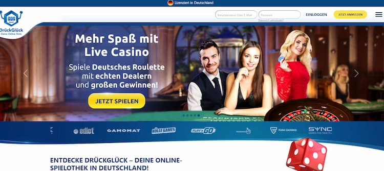 DrueckGlueck Live Casino